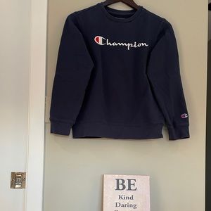 Navy blue champion pullover
